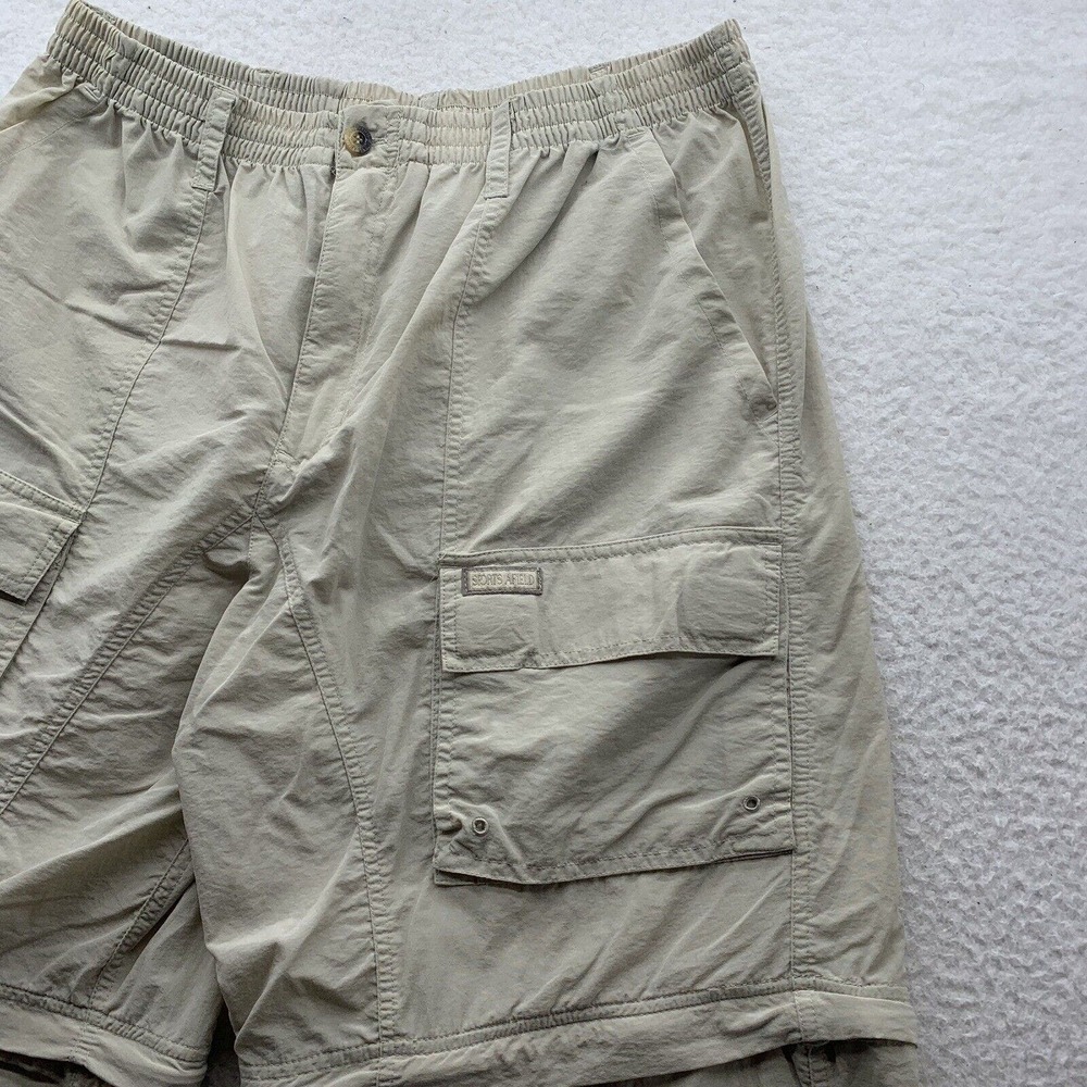 Sports Afield Cargo Pants Mens Large L 36-38 Convertible Outdoor Hiking Athletic - Picture 2 of 11